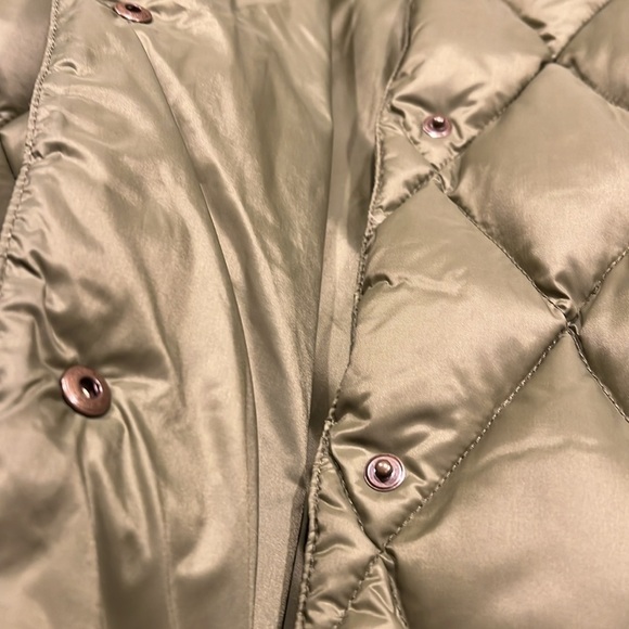 Moncler Olive Green Quilted Down Jacket Sz-0 - Picture 15 of 15